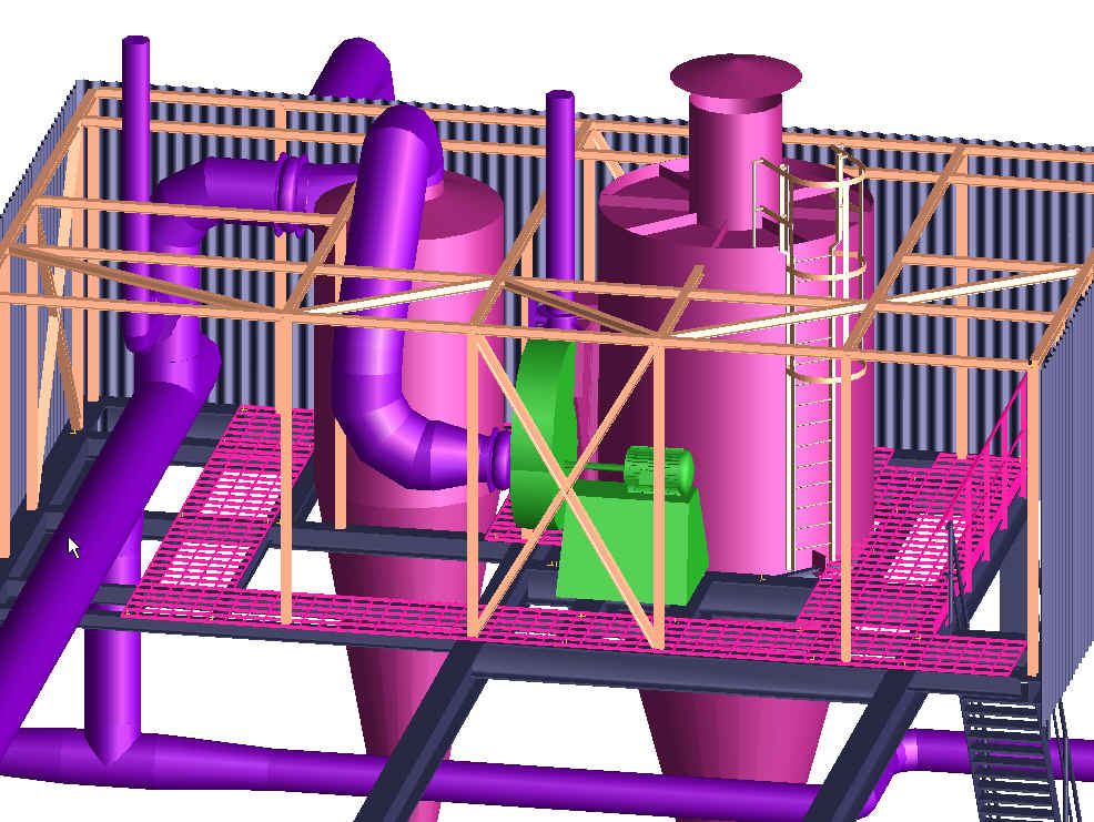 Dust Extraction Unit for Supporting Maintenance Work
