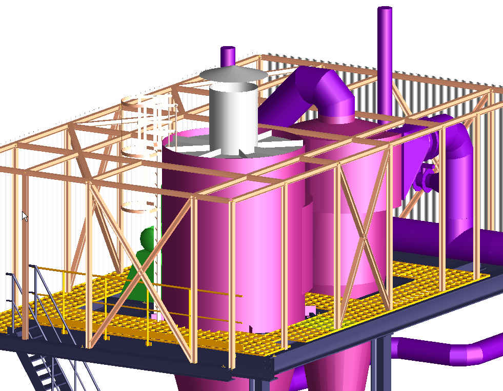 Dust Extraction Unit for Supporting Maintenance Work