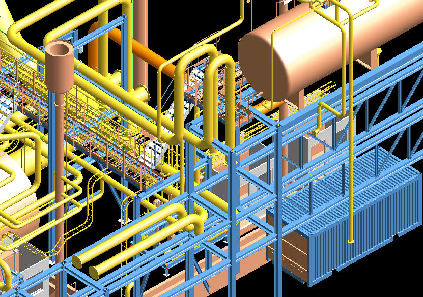 Feed Water Tank with Deareater - Super Heated Steam Boiler Plant