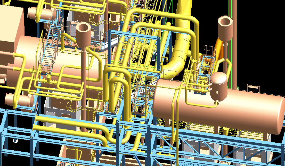 Feed Water Tank with Deareater - Super Heated Steam Boiler Plant