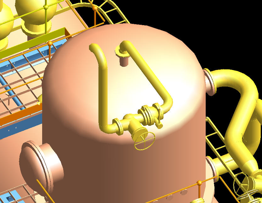 Dome on Feed Water Deareater - Super Heated Steam Boiler Plant
