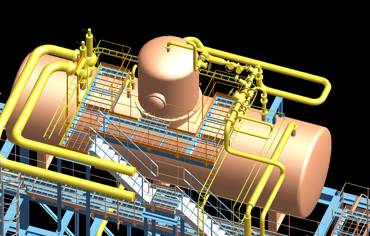 Feed Water Tank with Deareater - Super Heated Steam Boiler Plant