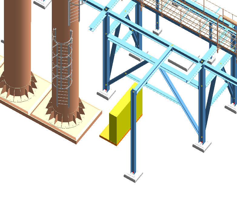 Boiler Plant for Super Heated Steam - Stack Arrangement