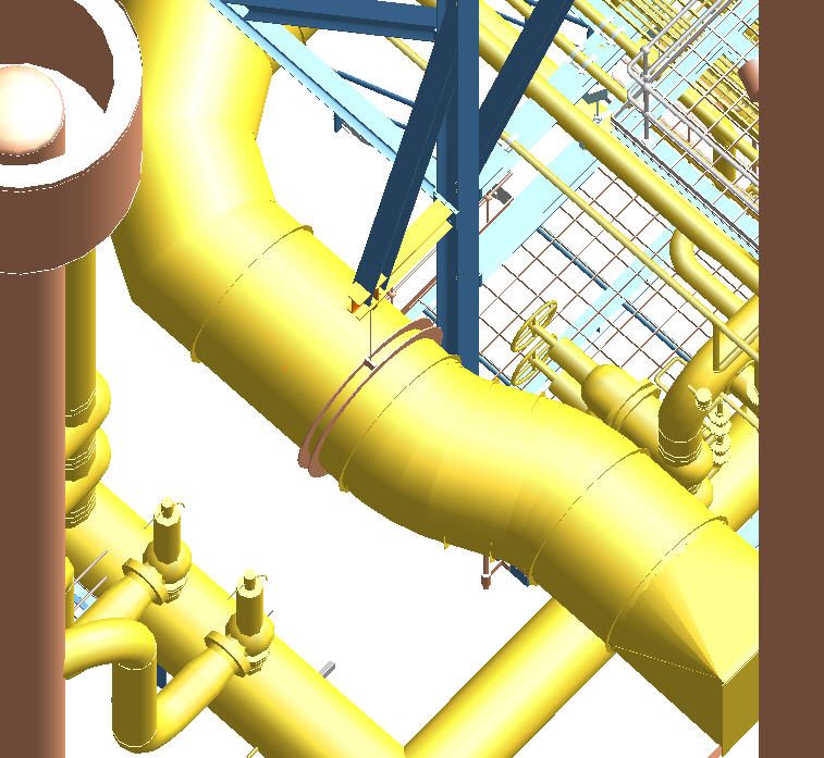 Boiler Plant for Super Heated Steam - Duct Arrangement
