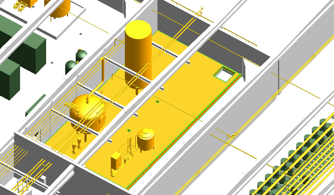 Utitity Areas in the API Factory for Dextran Production