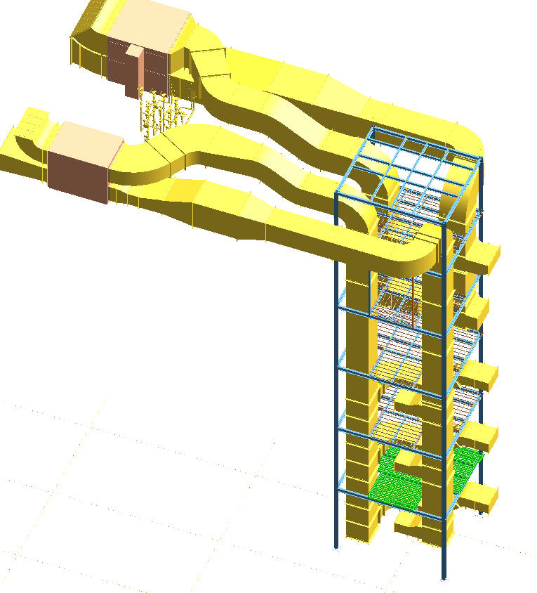Building Utilites - Insstallation Shaft @ Company Head Quarters