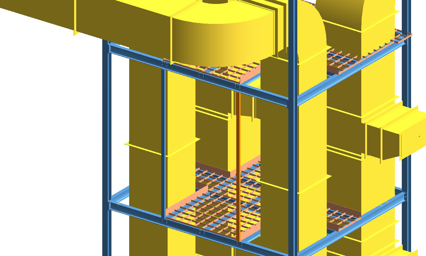 Building Utilites - Insstallation Shaft @ Company Head Quarters