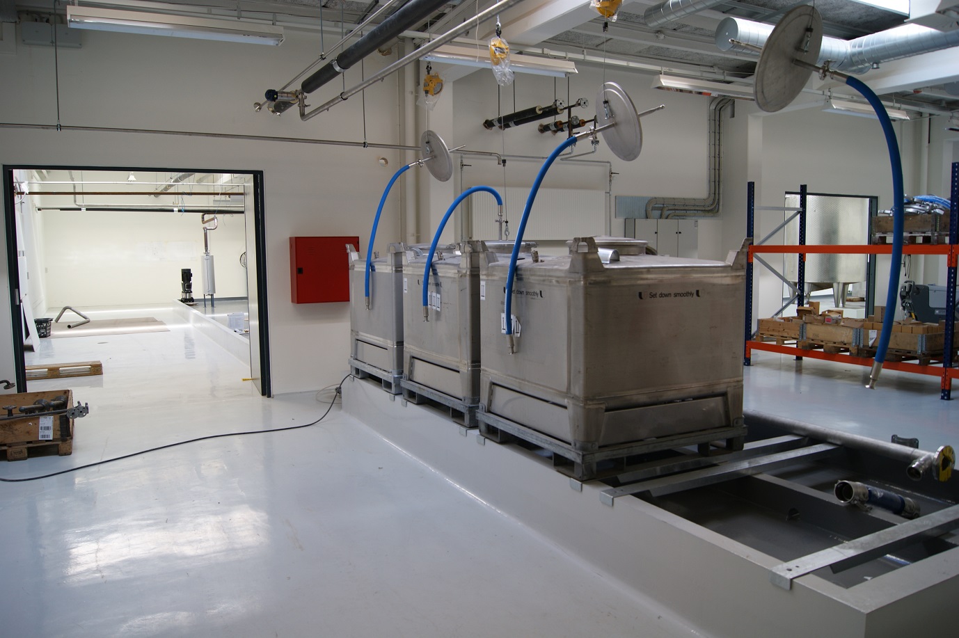 IBC Emptying and Washing Stations for Dextran Deliveries
