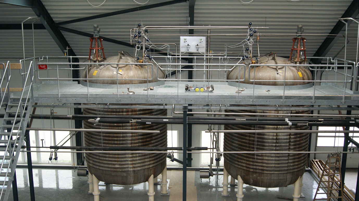 Fermenter Installation @ API Factory producing Dextran