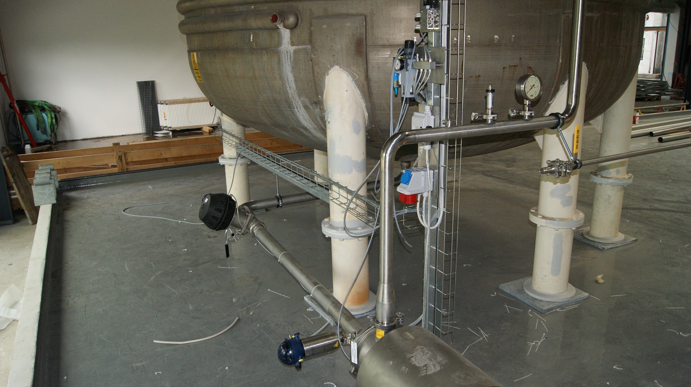 Fermenter Installation @ API Factory producing Dextran