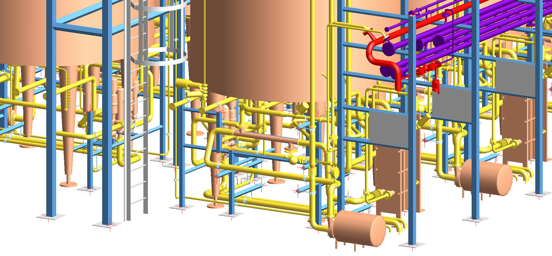 Decoloring Plant for a Dextran Facility