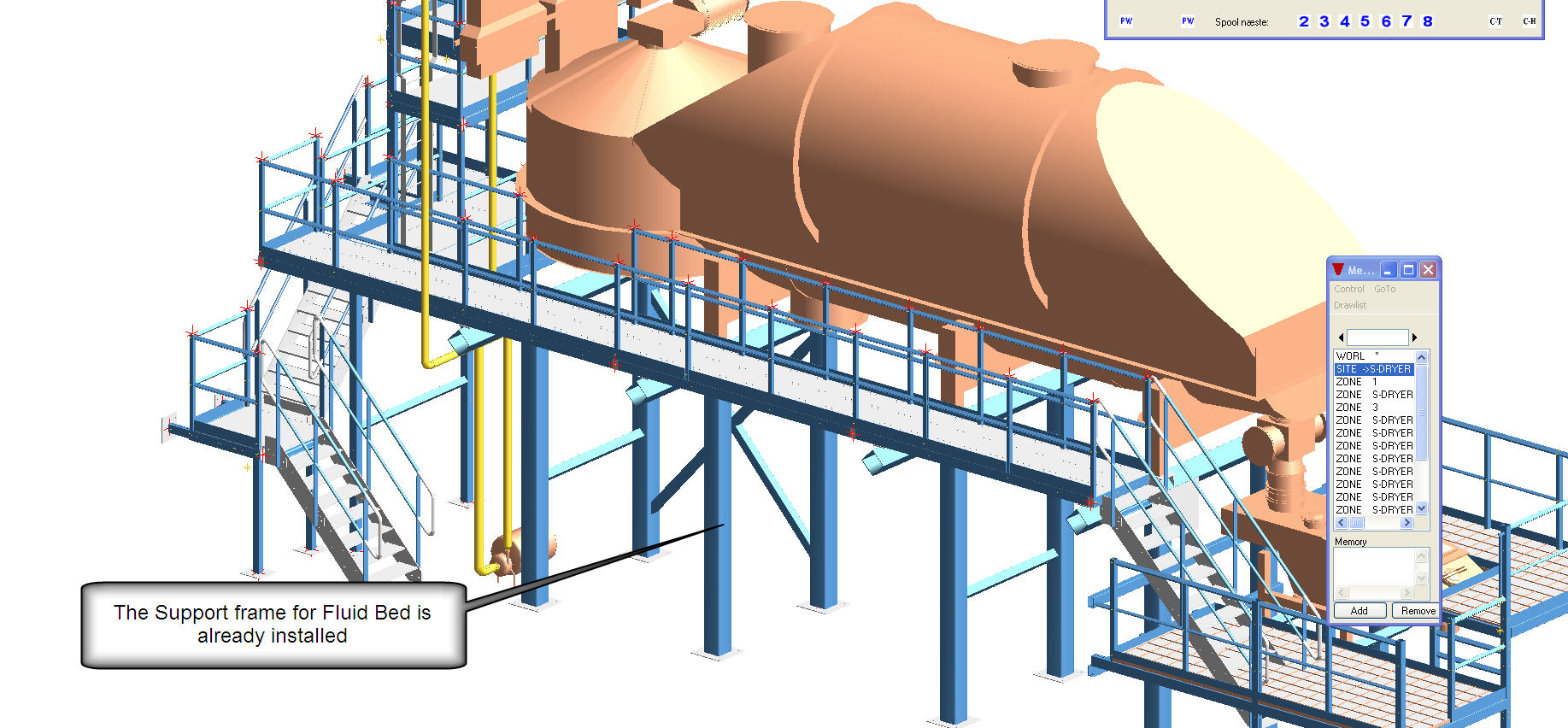 Fuid Bed Drying Unit for Lactose Product