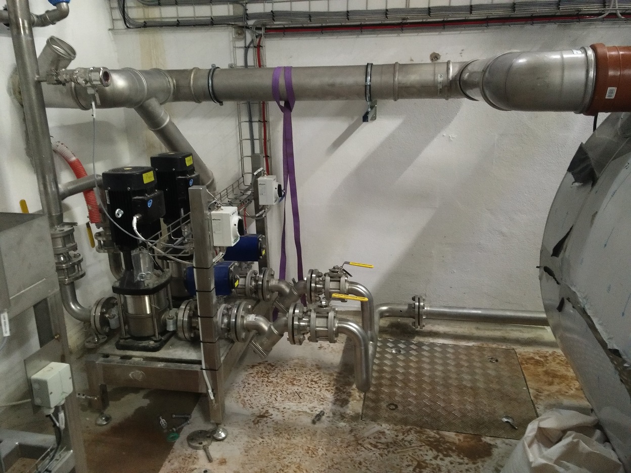 Pump Unit at a Neutralization Plant for a Pharmaceutical Plant