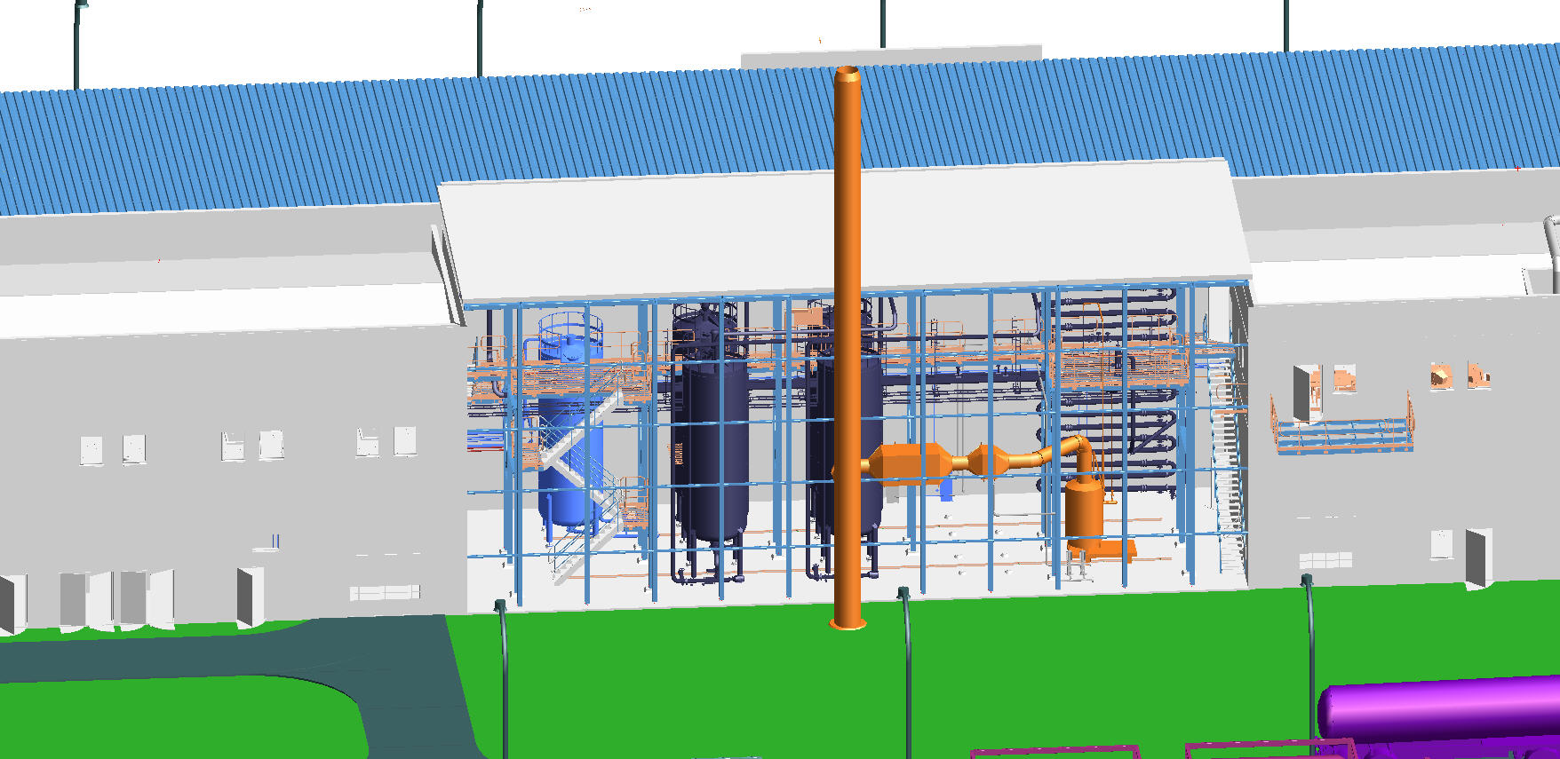 Wax Extraction Facility - Straw Processing